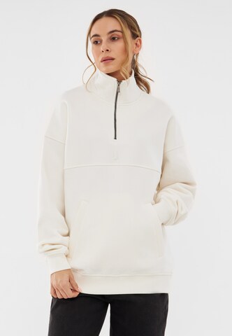 Johnny Urban Sweatshirt 'Cooper' in Beige: front