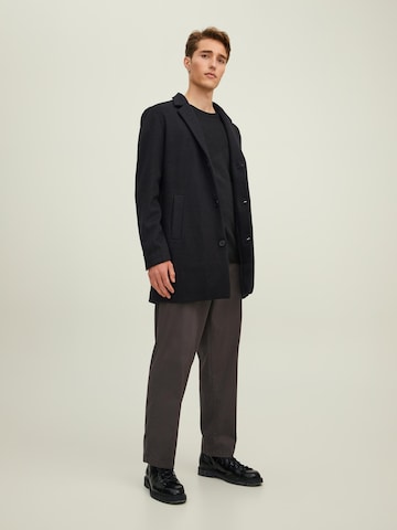 JACK & JONES Between-Seasons Coat 'Toby' in Black