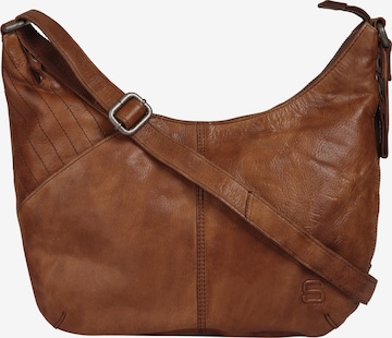 Spikes & Sparrow Umhängetasche in Braun: Vorderseite