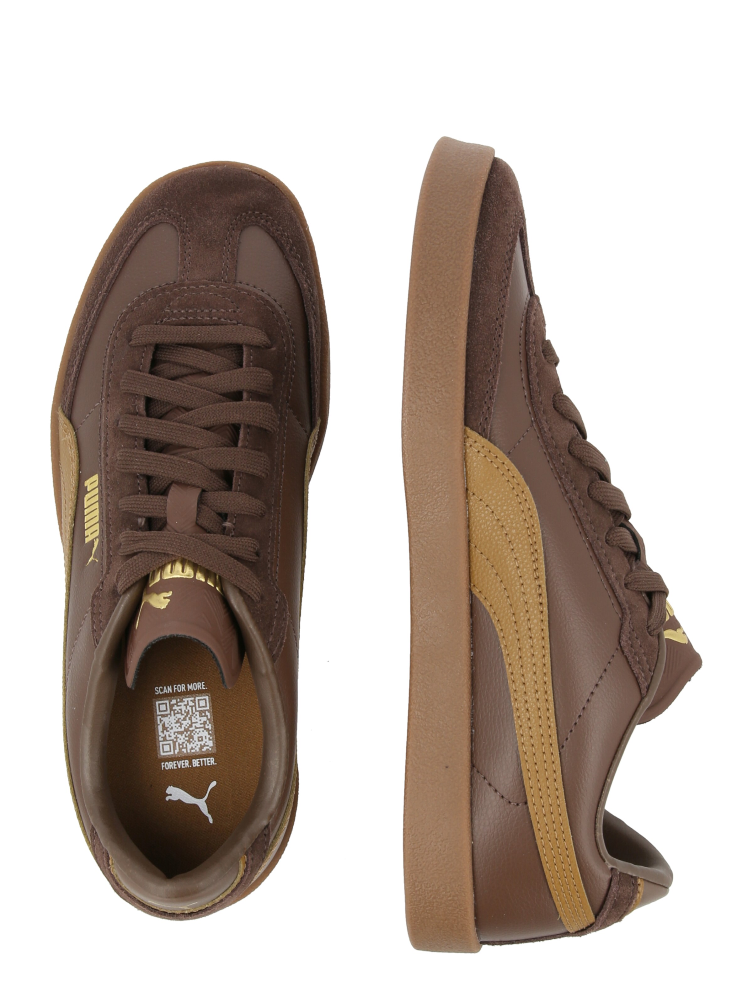PUMA Madalad ketsid 'Puma Club II Era', värv pruun