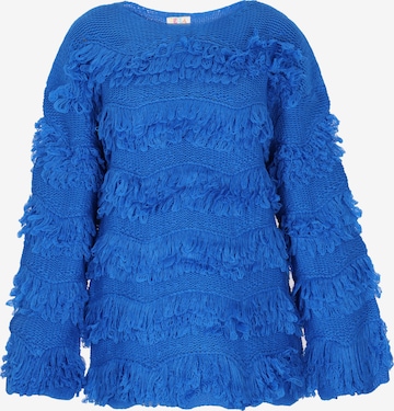 IZIA Sweter w kolorze niebieski: przód