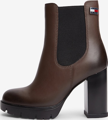 Chelsea Boots Tommy Jeans en marron : devant