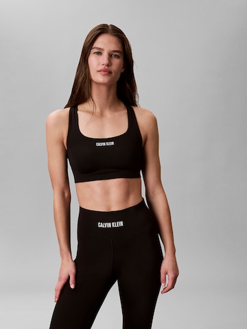 Calvin Klein Sport Bustier Sport bh in Zwart
