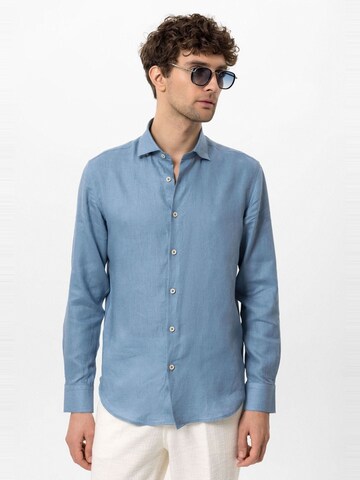 Antioch Regular fit Button Up Shirt in Blue: front