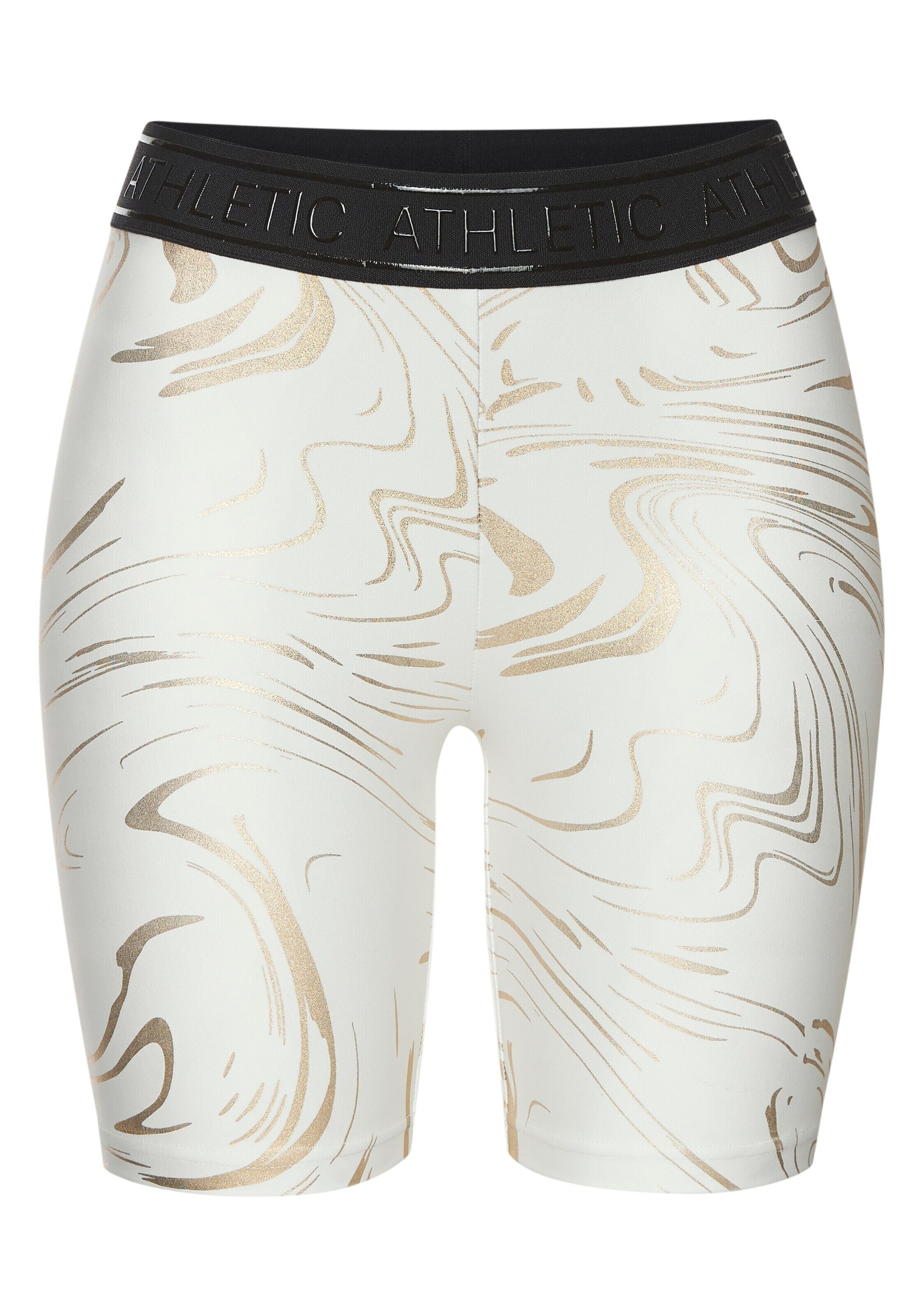 LASCANA ACTIVE - Skinny Calças de desporto em branco: frente