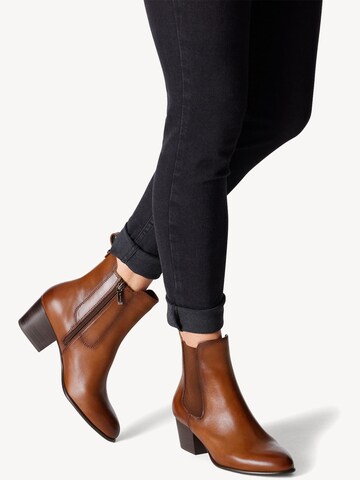 Tamaris Chelsea Boots in Braun: Vorderseite