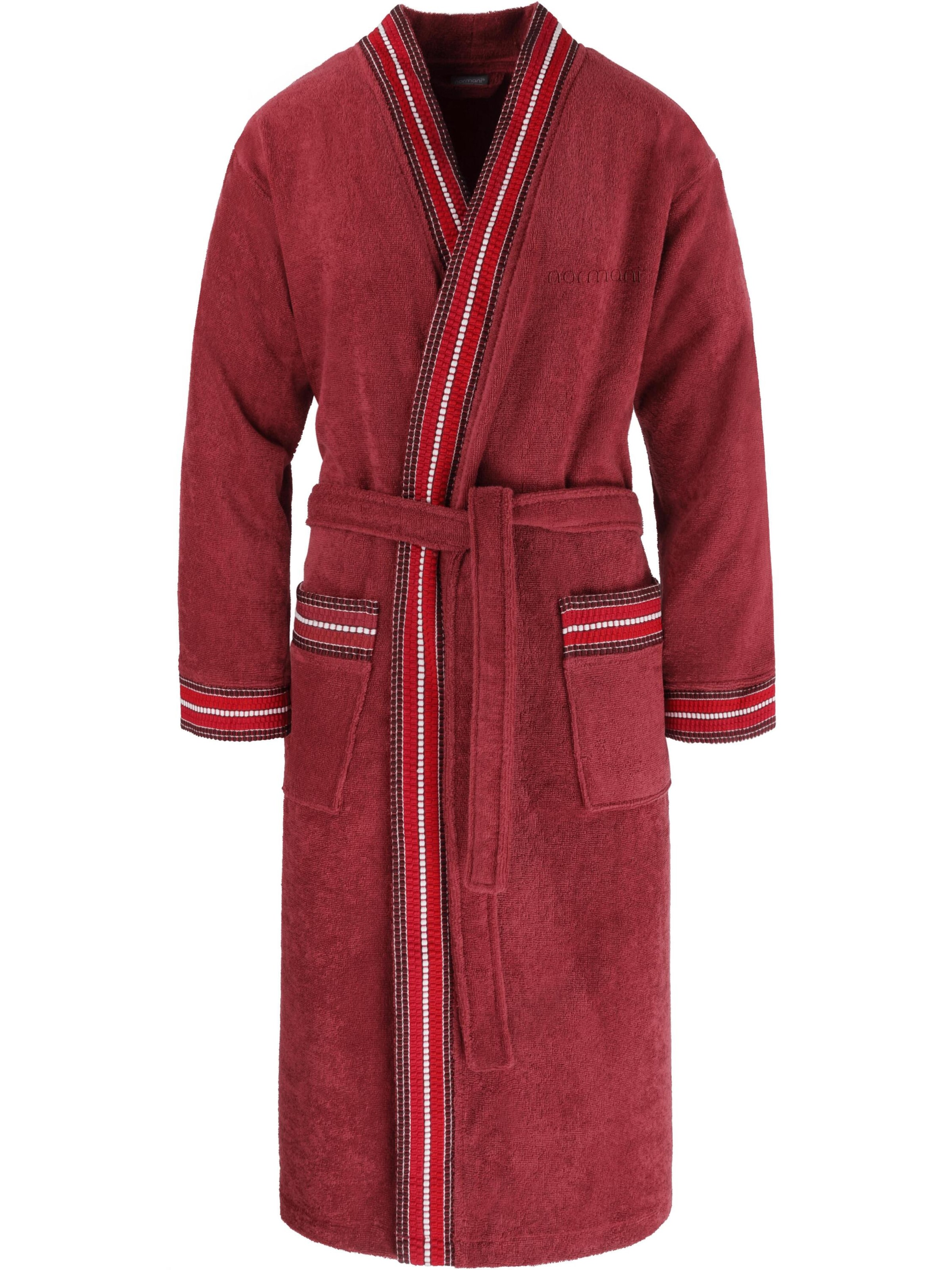 normani Bathrobe long in Red: front