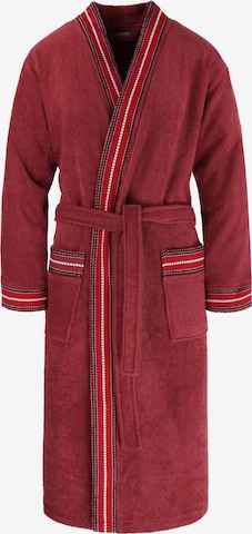 normani Long Bathrobe in Red: front