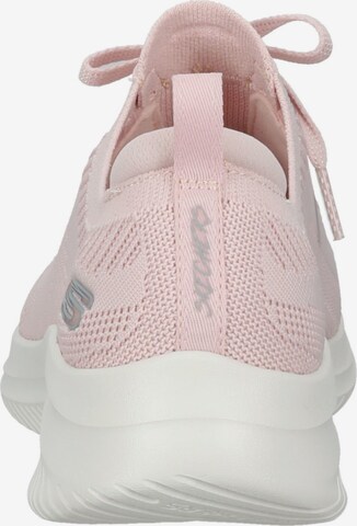 Baskets basses SKECHERS en rose