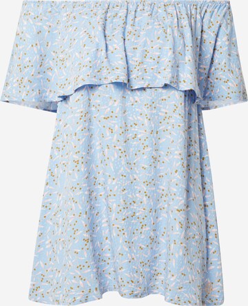 NÜMPH - Blusa 'CARMEL' em azul: frente