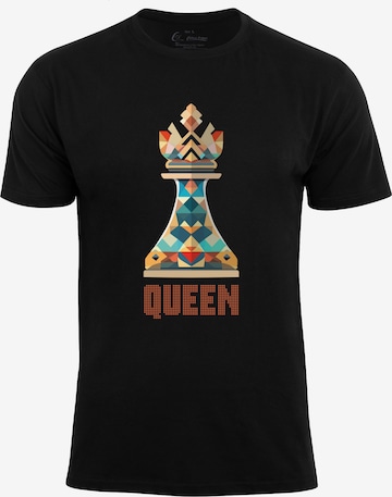 Cotton Prime Shirt 'Queen' in Black: front