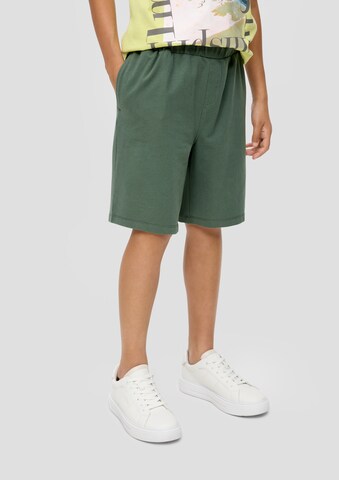 s.Oliver Loose fit Pants in Green: front