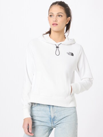 THE NORTH FACE Sweatshirt in Weiß: predná strana