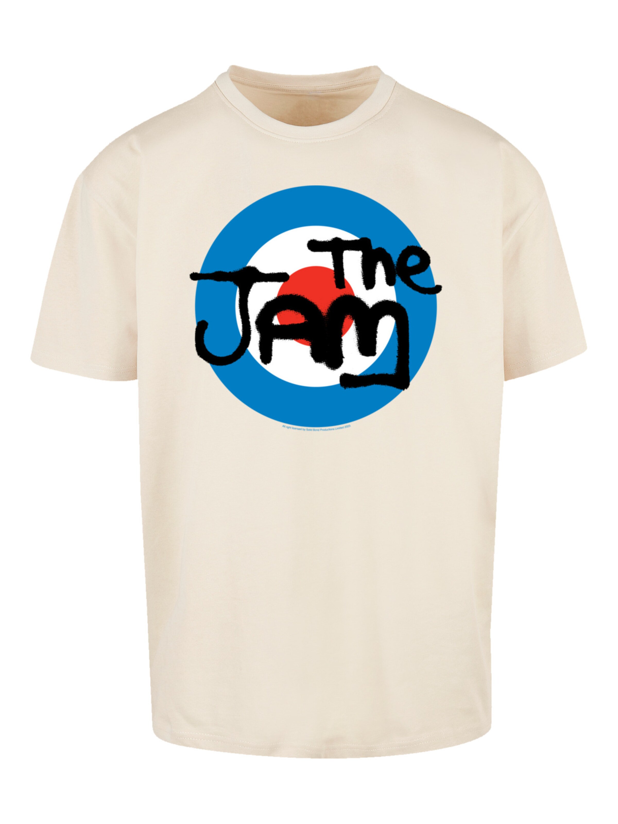 T-Shirt 'The Jam' F4NT4STIC en beige : devant