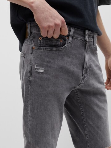 Pull&Bear Slimfit Jeans in Grijs