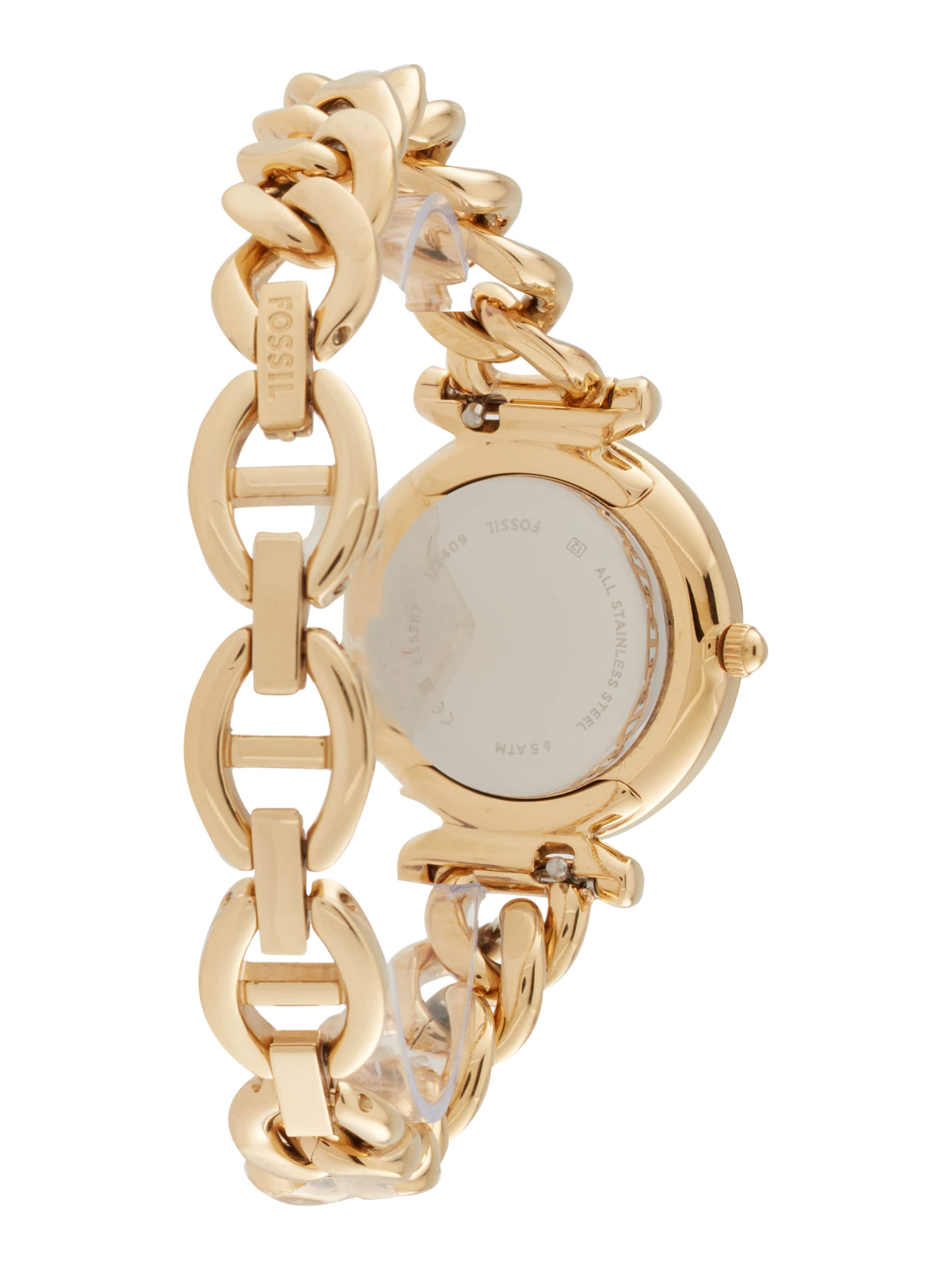 Ceas analogic 'CARLIE' de la FOSSIL pe auriu