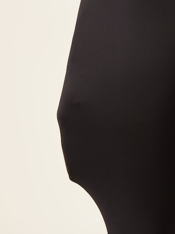 CALZEDONIA Flared Hose in Schwarz