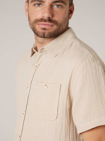Deeluxe Regular fit Overhemd 'Squizz' in Beige