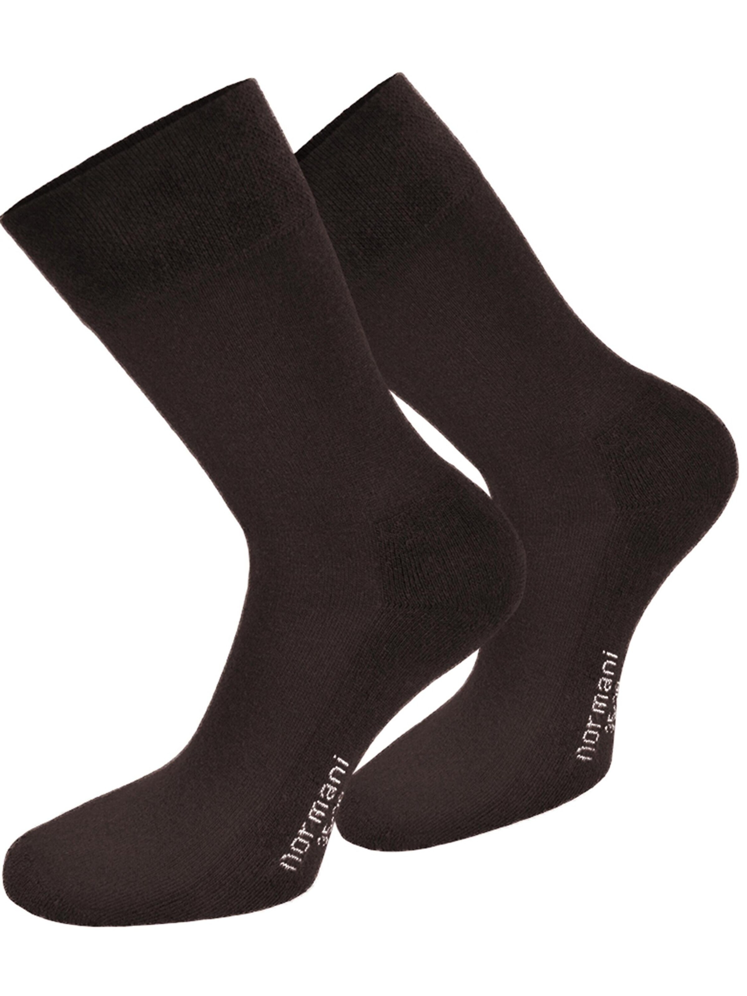 Chaussettes normani en marron