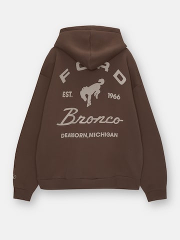 Sweat-shirt Pull&Bear en marron