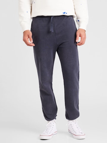 Tapered Pantaloni de la Polo Ralph Lauren pe negru: față