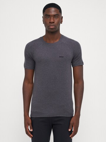T-Shirt BOSS en gris : devant