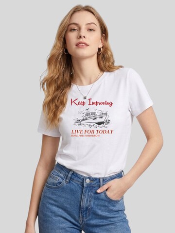 T-shirt LapaPlus en blanc : devant