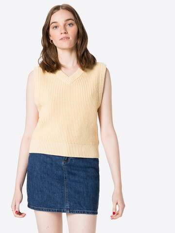 Pull-over 'Briar' mbym en jaune : devant