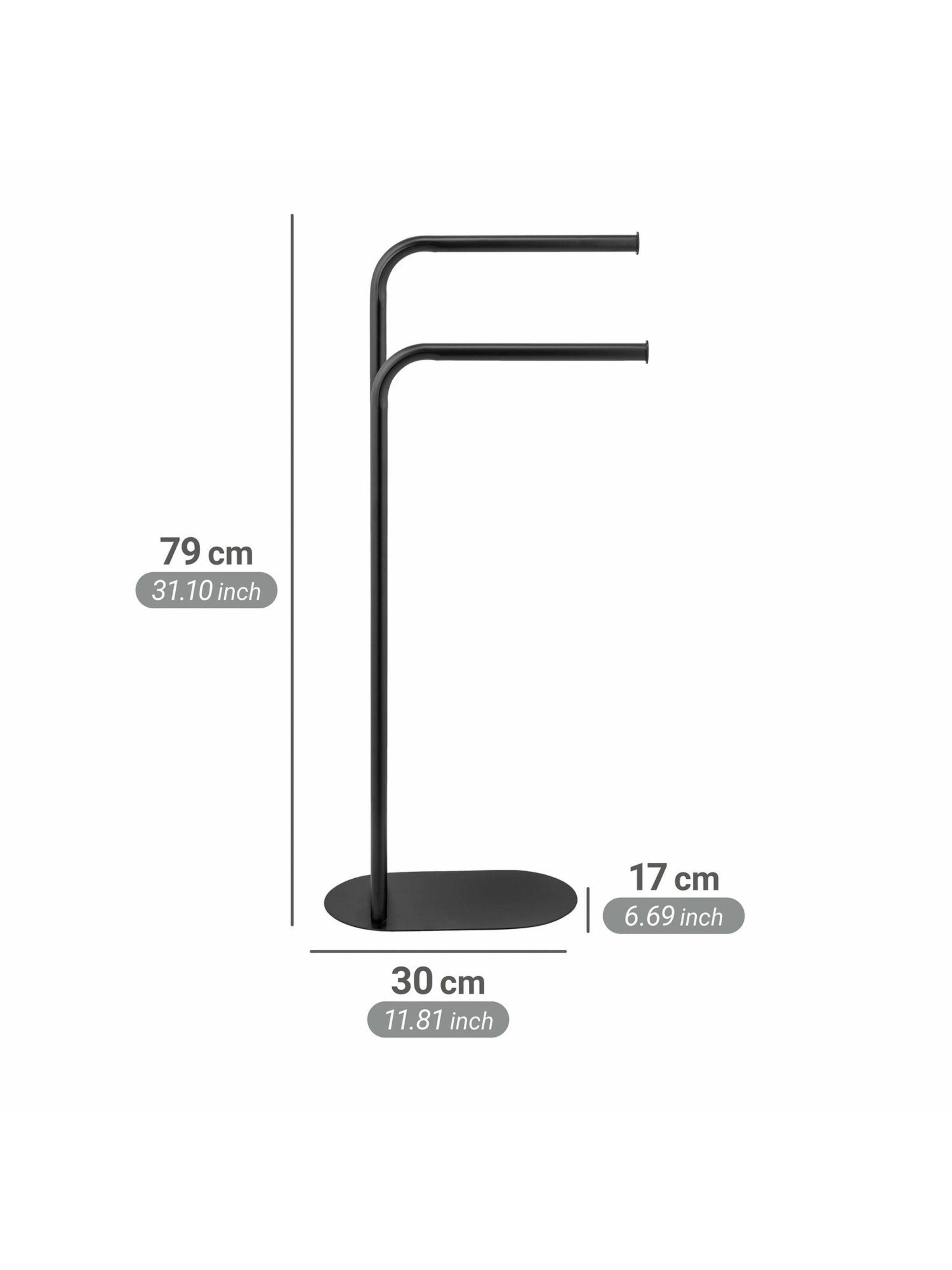 Wenko Shower Accessories 'Levante' in Black