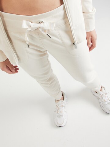 DKNY Performance Tapered Workout Pants in Beige