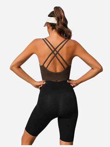 AOTTORI Bustier Sport-BH‌‌‌‌‌ in Braun