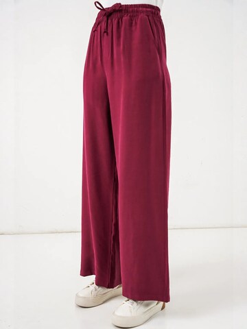 Bigdart Wide leg Trousers in Red