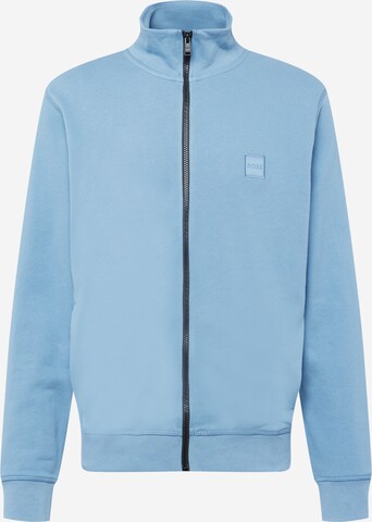 BOSS Sweat jacket 'Zestart' in Blue: front