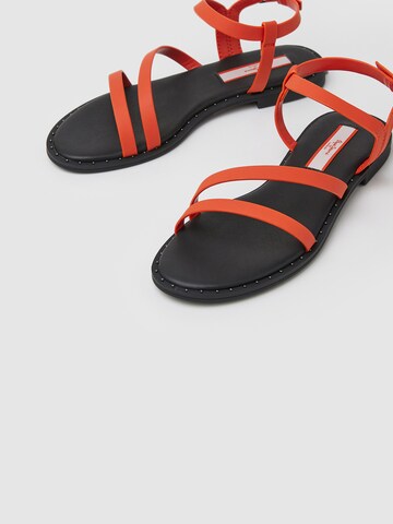 Pepe Jeans Strap Sandals 'HAYES JUICE' in Red