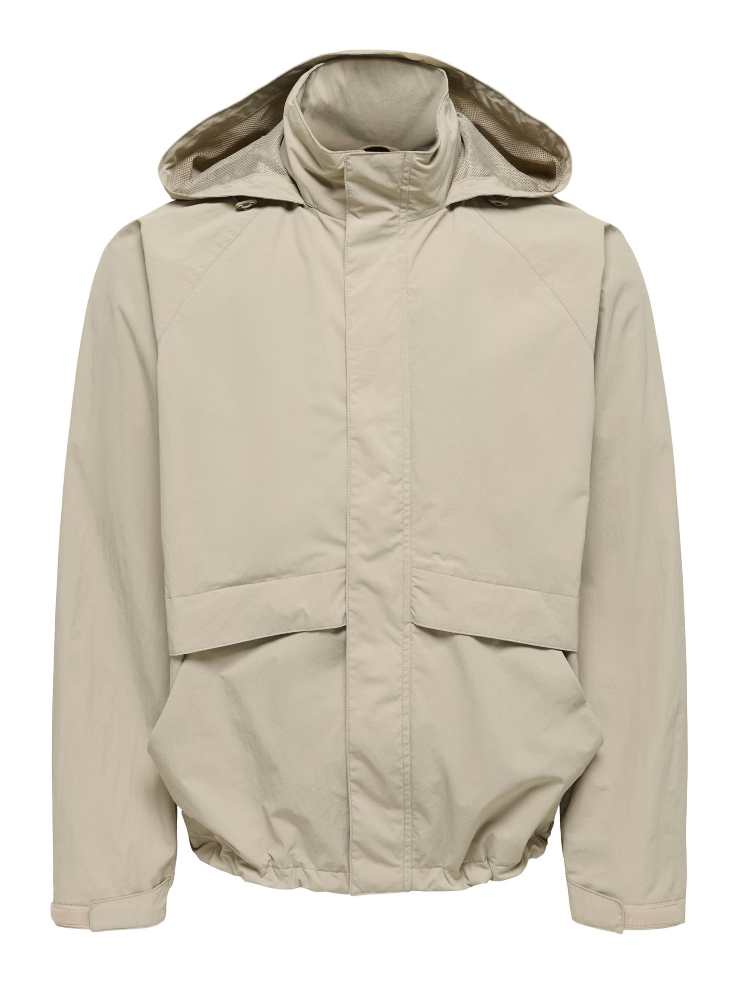 Only & Sons Between-Season Jacket 'ONSAxis' in Grey: front