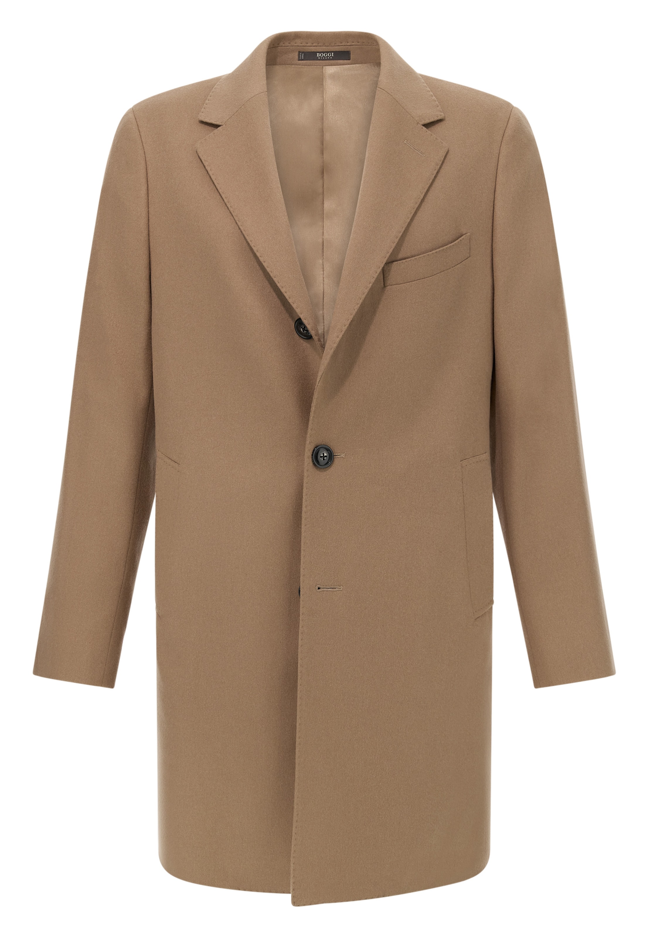 Boggi Milano Демисезонное пальто в Бежевый: спереди