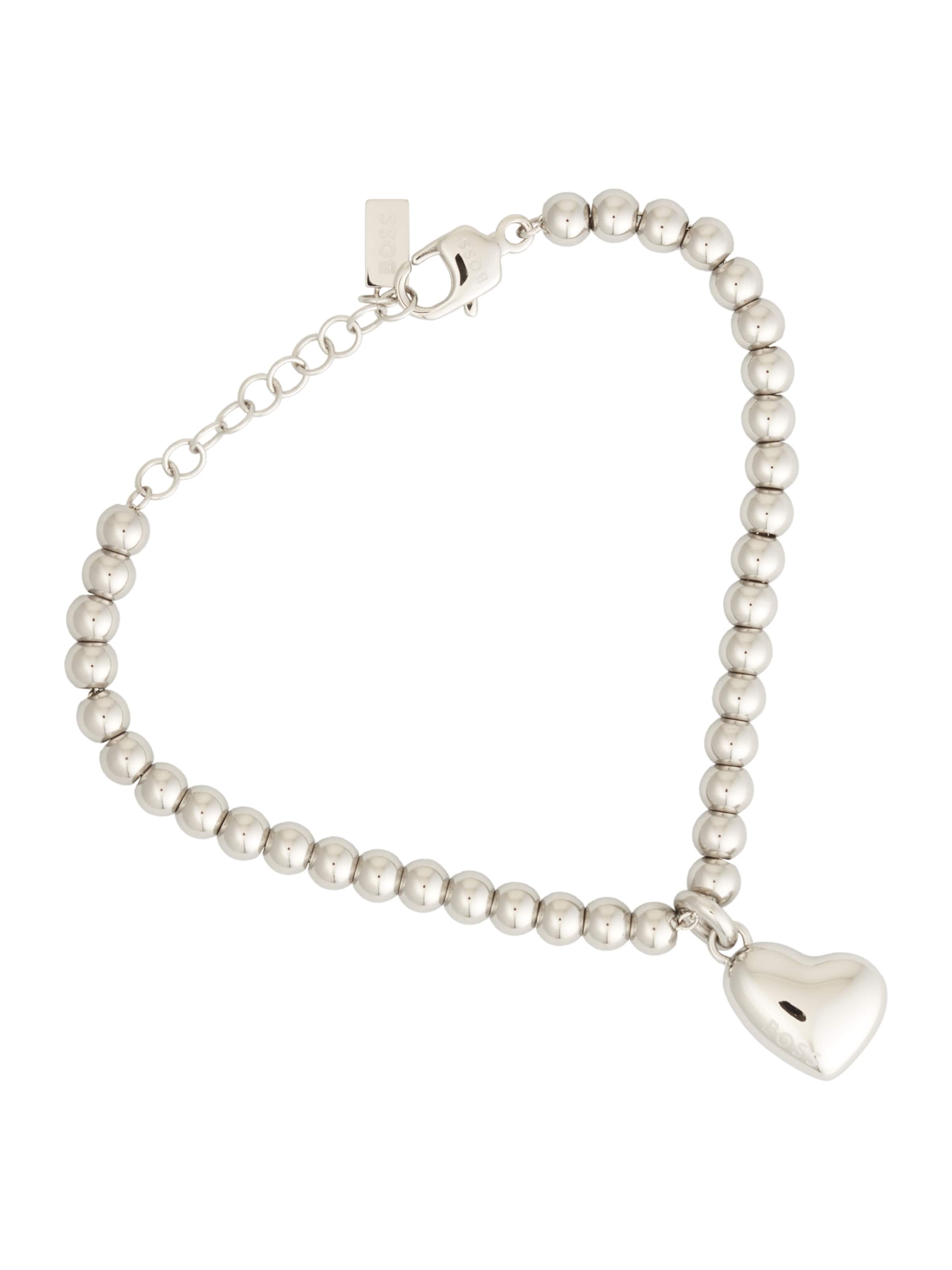 Braccialetto 'HONEY HEART BEADS' di BOSS in argento