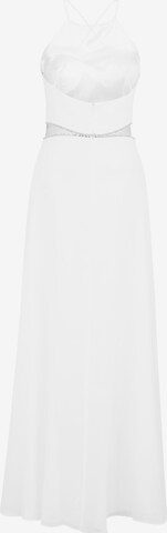 Vera Mont Abendkleid mit Cut-Outs in Weiß