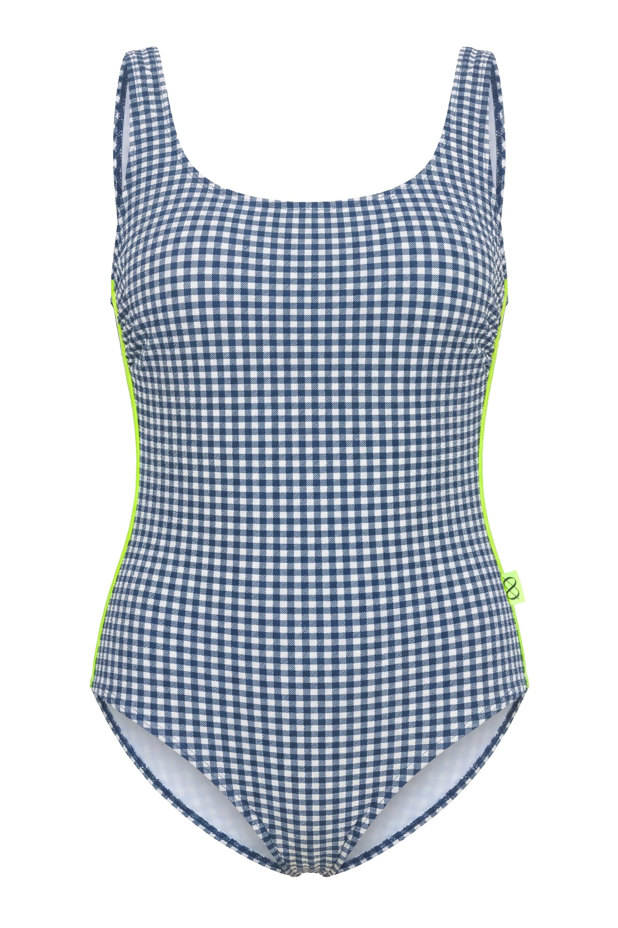 LAURASØN T-shirt Badpak in Blauw: voorkant