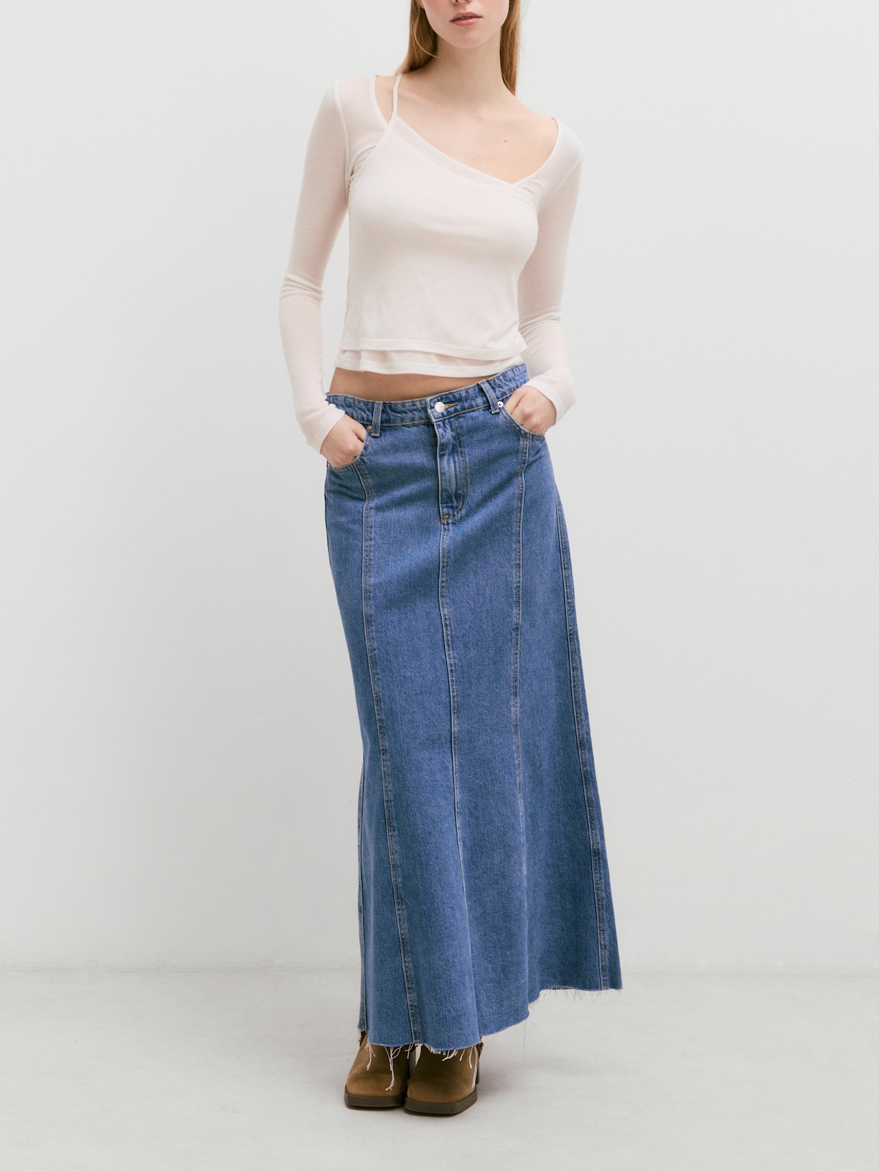 EDITED Shirt 'Yasmine' Wit