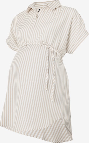 Only Maternity Pusero 'OLMKALANI' värissä beige: etupuoli