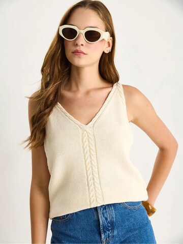 Chemisier Bianco Lucci en beige
