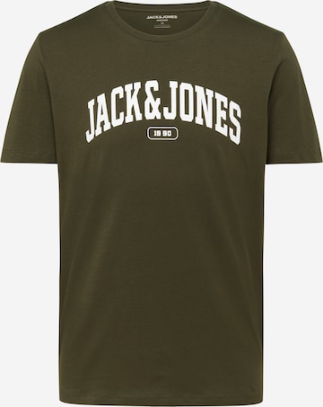 žalia JACK & JONES Marškinėliai 'BLUBOOSTER': priekis