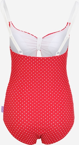 petit amour - Bustier Traje de baño 'ANTONIE' en rojo