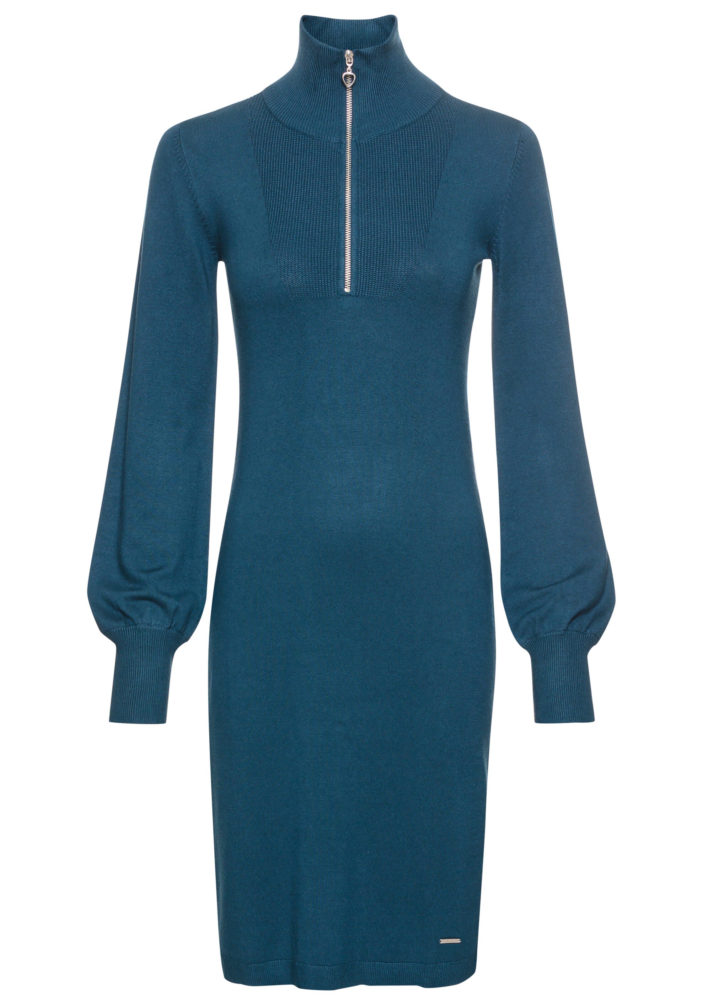 LAURA SCOTT Strickkleid in Blau: Vorderseite