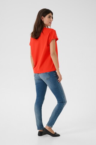 CULTURE Oversized shirt 'Selma ' in Red