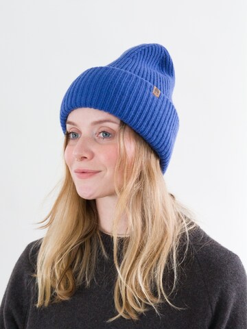 KOPYTO Beanie 'PANDA' in Blue: front