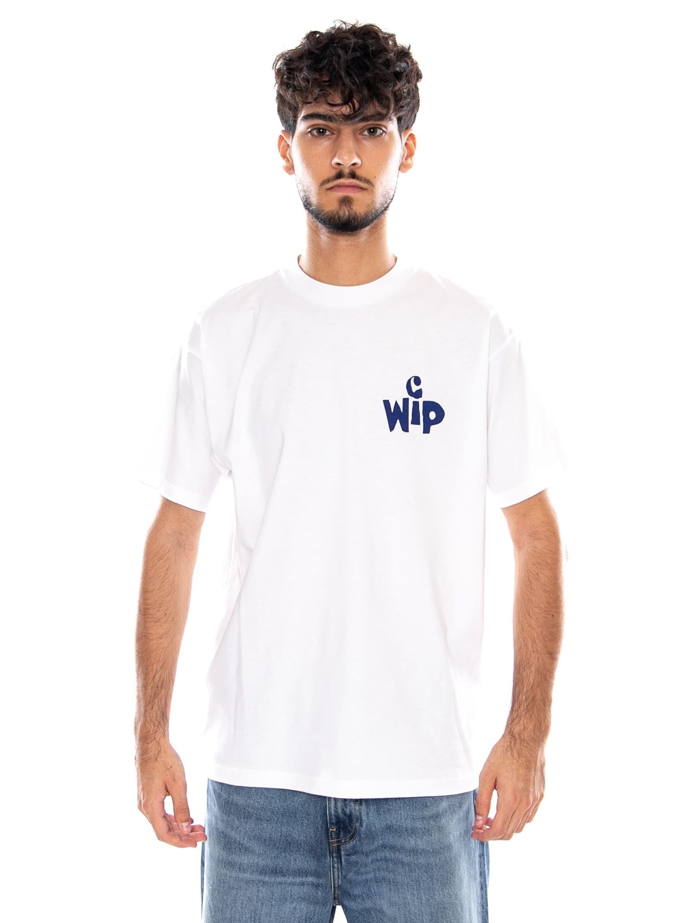 Carhartt WIP Koszulka 'S/S CUTOUT T-SHIRT WHITE' w kolorze biały