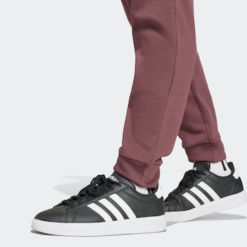 ADIDAS SPORTSWEAR Tapered Sporthose 'FEELCOZY' in Rot