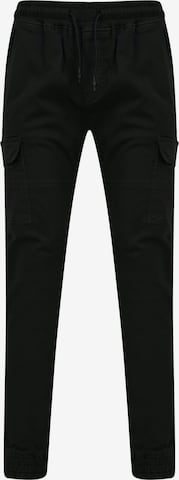 Threadbare Slim fit Cargo Pants 'Bloomfield' in Black: front